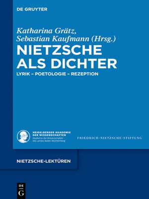 cover image of Nietzsche als Dichter